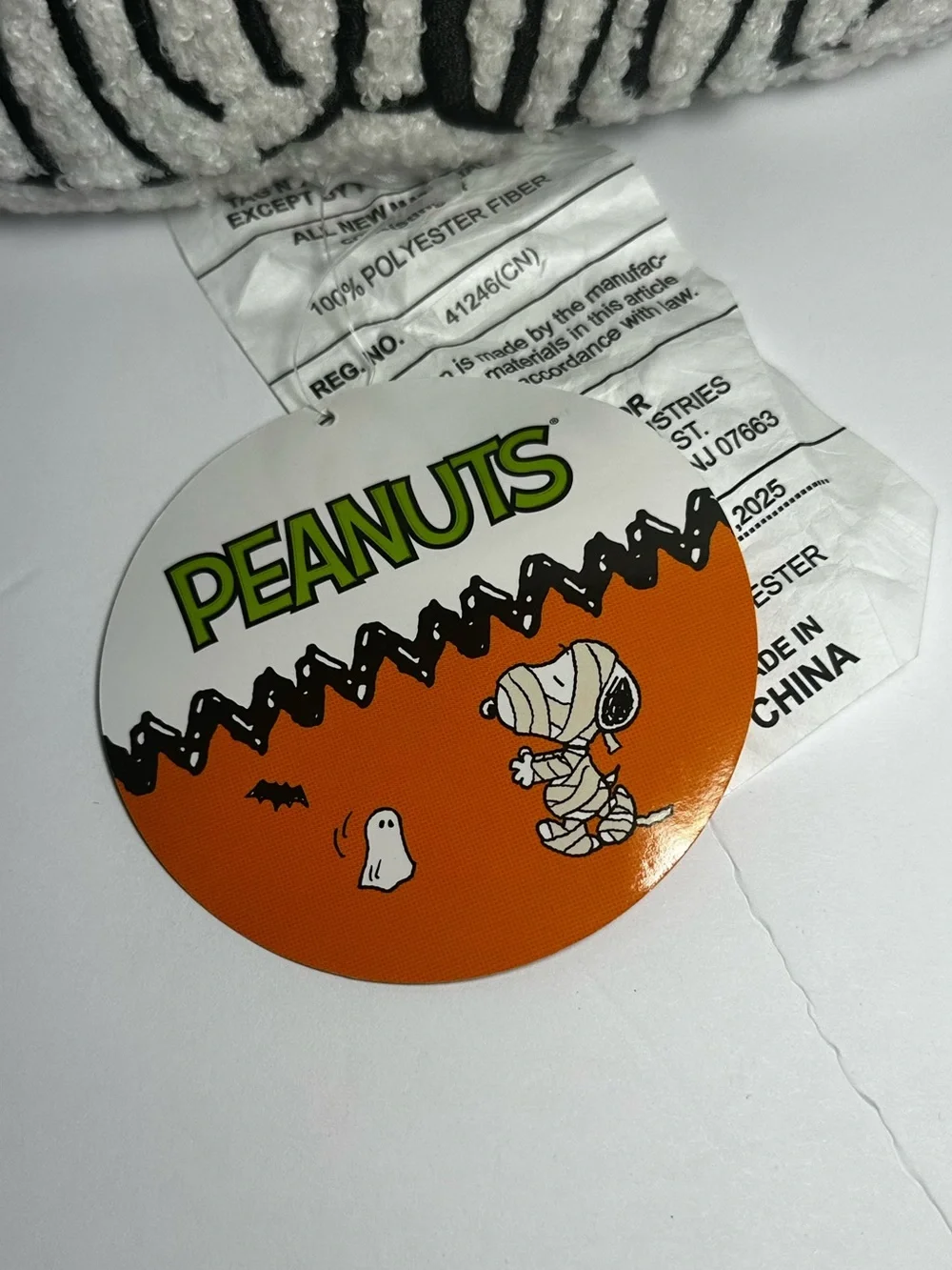 Peanuts Snoopy Sherpa Pillow Halloween Wizard Witch NWT
